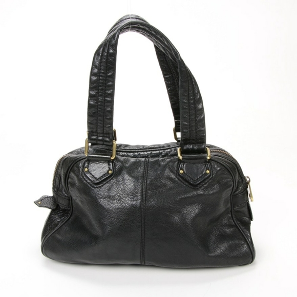 Marc Jacob's black leather grained shoulder bag - Picture 2 of 11